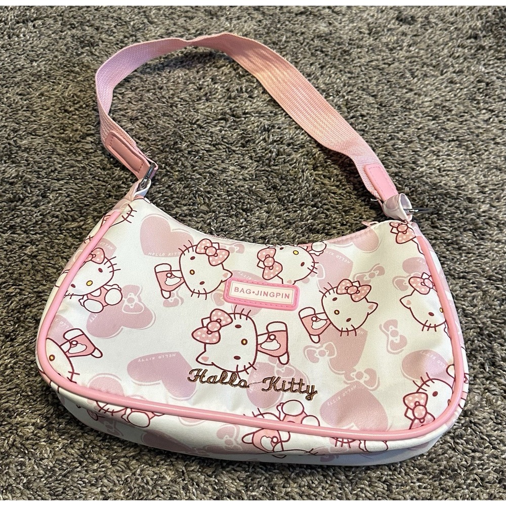 Hello Kitty Shoulder Purse, Bag, Jingpin, Used - Picture 1 of 5